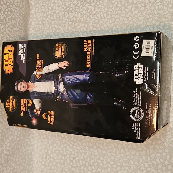 Disney Store Star Wars 15" Talking Han Solo w/lights & sounds - Picture 5 of 7
